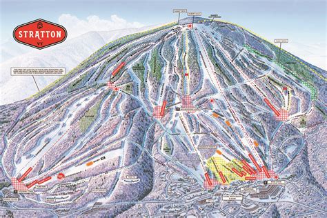 3D Stratton Mountain Trail Map