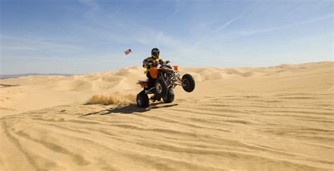ATV in sand dunes