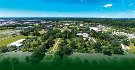 Aerial View of Farmingdale State College Campus