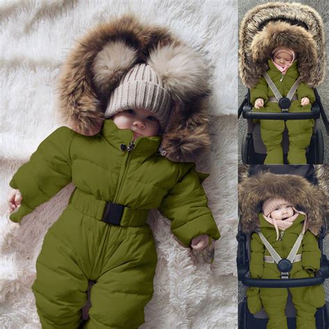 Baby and toddler snowsuits