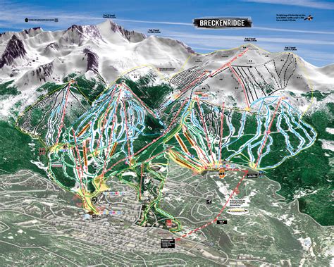 Breckenridge Ski Resort Map