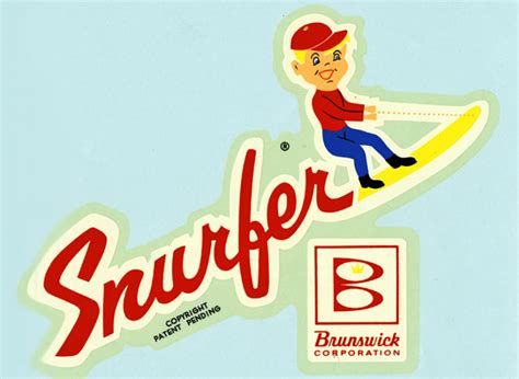 Brunswick advertisement for the Snurfer