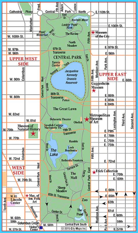 Central Park Map