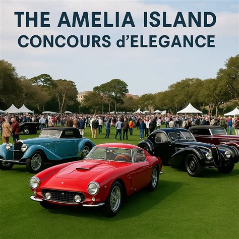 Classic Cars at a Concours Event