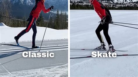 Classic vs Skate Skiing