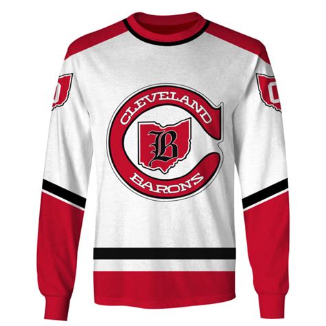 Cleveland Monsters Barons Throwback Jersey