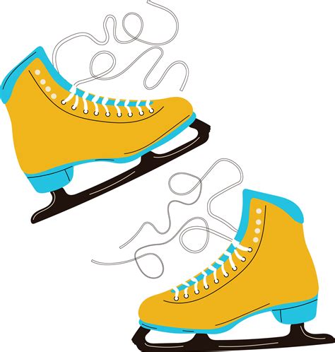 Colorful Figure Skates