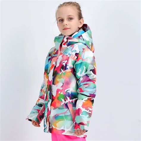 Colorful Girls Snow Jackets