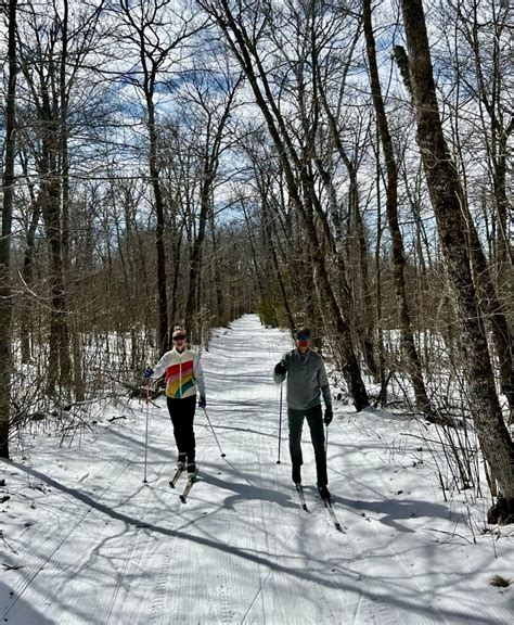 Cross-country skiing at Maplelag Resort