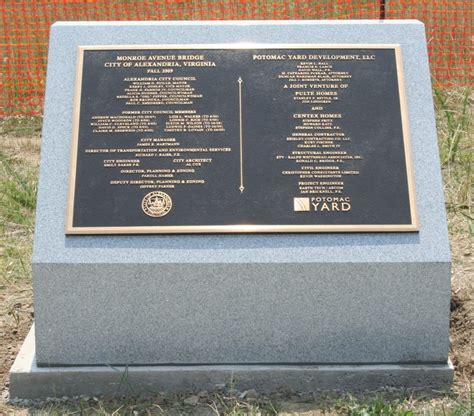 Dedication plaque
