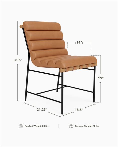 Denver Modern Vail Chair Dimensions