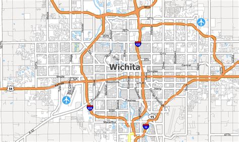 Downtown Wichita Parking Map