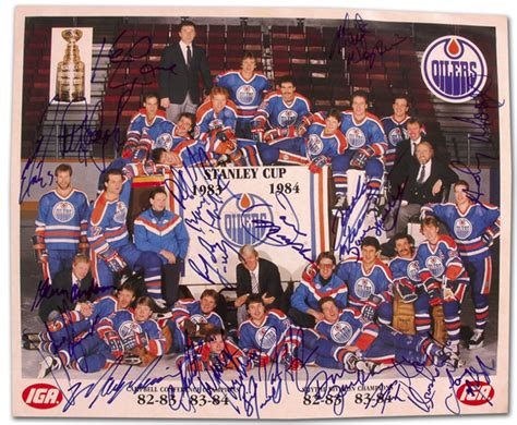 Edmonton Oilers 1984 Stanley Cup Champions