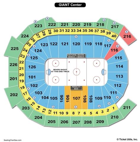 Giant Center Seating Chart