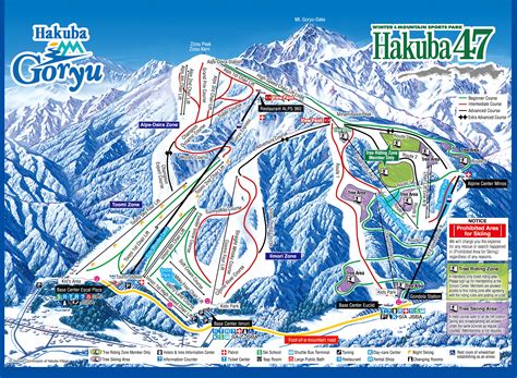 Hakuba Ski Resort Map