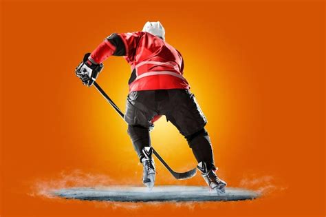 Hockey Player Skating