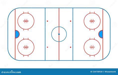 Ice Hockey Rink Diagram