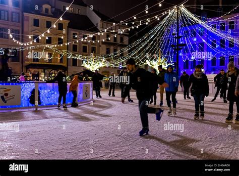 Ice Skating Party in Warsaw