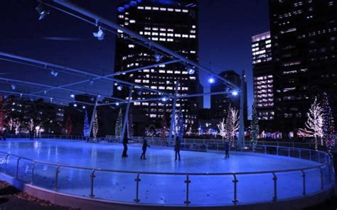 Ice Skating at Gallivan Plaza in Salt Lake City