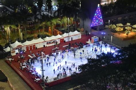 Ice Skating at Pershing Square