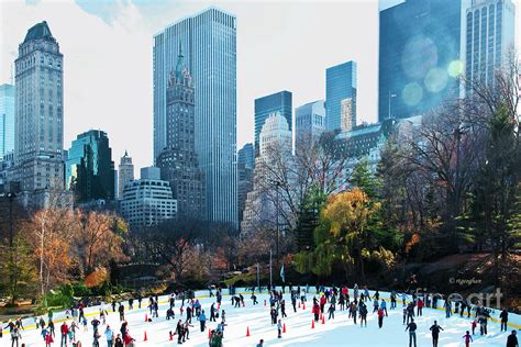 Ice Skating in Central Park
