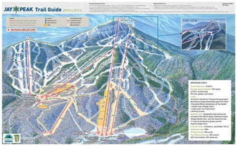 Jay Peak Trail Map