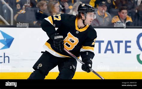 John Moore with the Boston Bruins