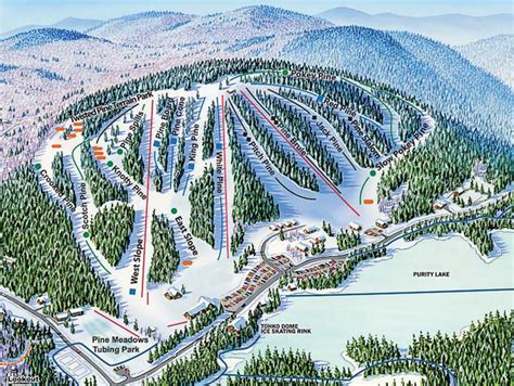 King Pine Ski Area General View