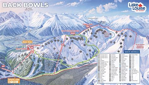 Lake Louise Trail Map