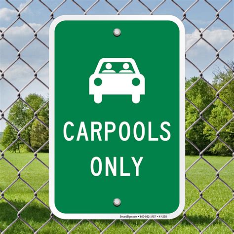 MDOT Carpool Lot Sign