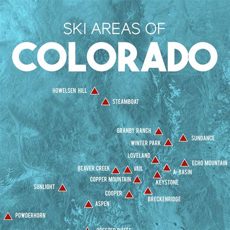 Map of Colorado Ski Resorts