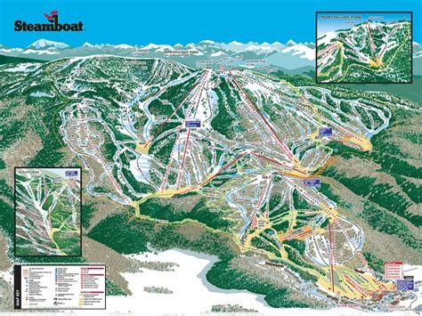 Map of Steamboat Springs