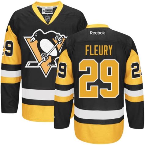 Marc-André Fleury in his Pittsburgh Penguins jersey