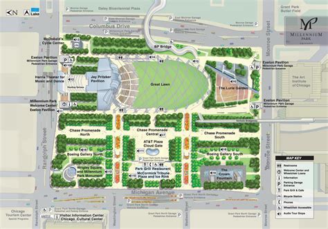 Millennium Park Map