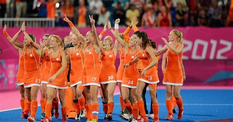 Netherlands Women's Hockey Team Celebration