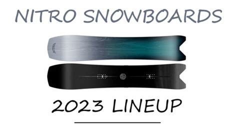Nitro Snowboards Lineup