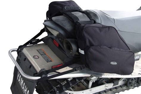Packed Snowmobile Saddlebags