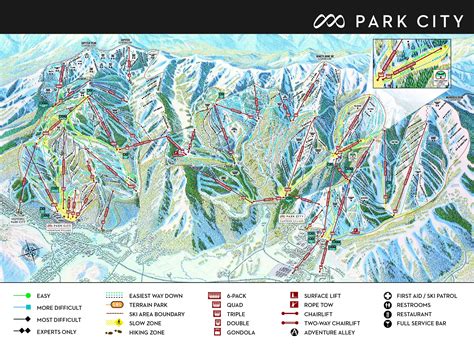 Park City Ski Area Map