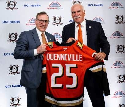 Paul Vincent and Joel Quenneville