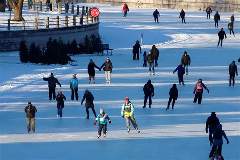 People Skating on Rink