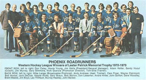 Phoenix Roadrunners WHA Replica Jersey