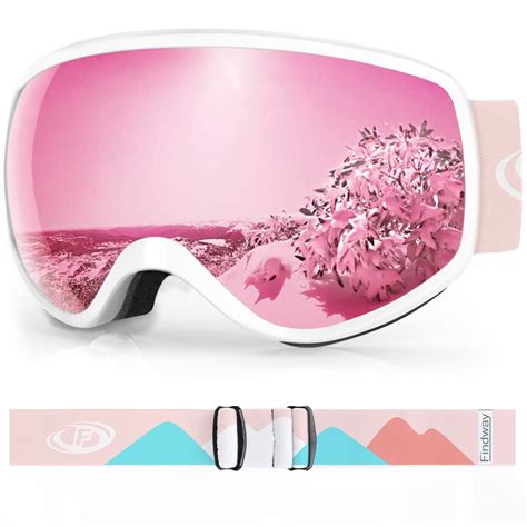 Pink Ski Goggles