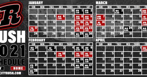 Rapid City Rush Schedule