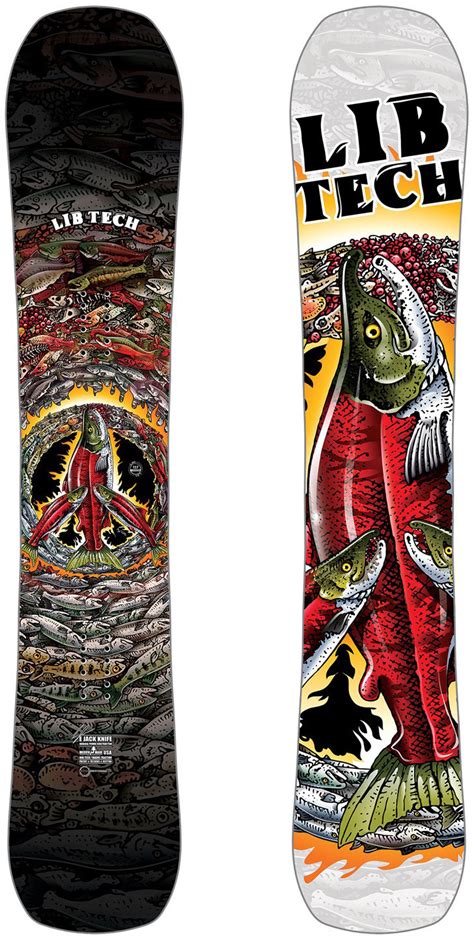 Riding the Lib Tech Ejack Knife Snowboard