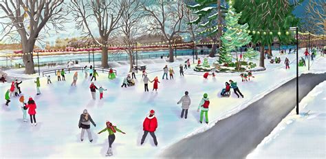 Riverside Park Lagoon Ice Skating