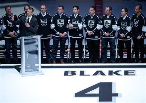 Rob Blake Jersey Retirement