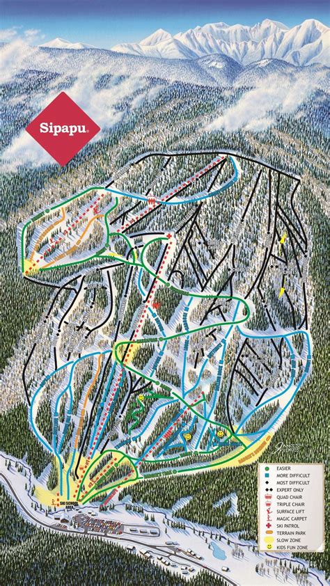 Sipapu Ski Resort Piste Map