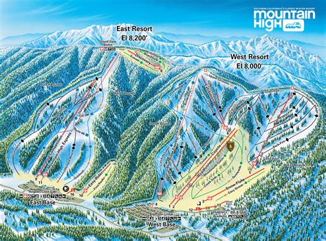 Ski Area Trail Map