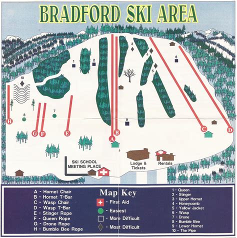 Ski Bradford Map