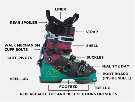 Ski boot features